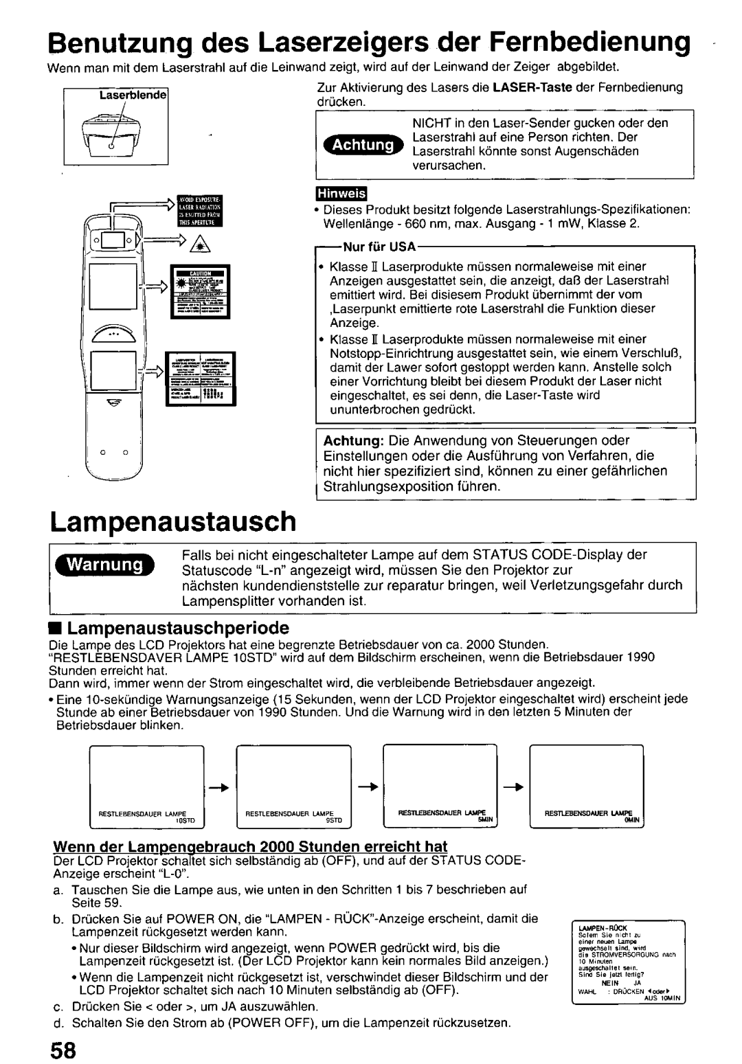 Panasonic PTL758U manual 