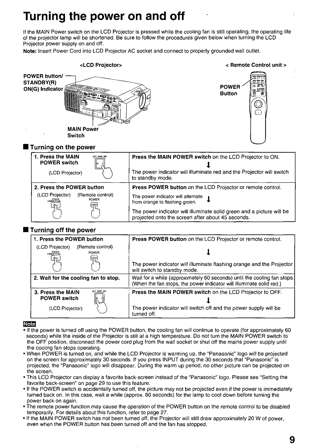 Panasonic PTL758U manual 