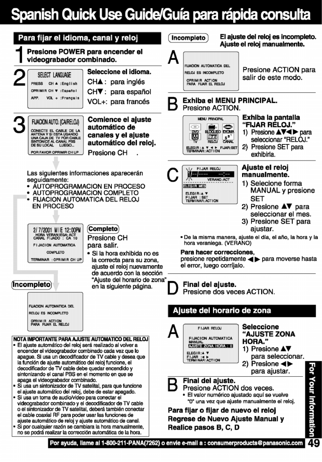 Panasonic PV-24DF62 manual 