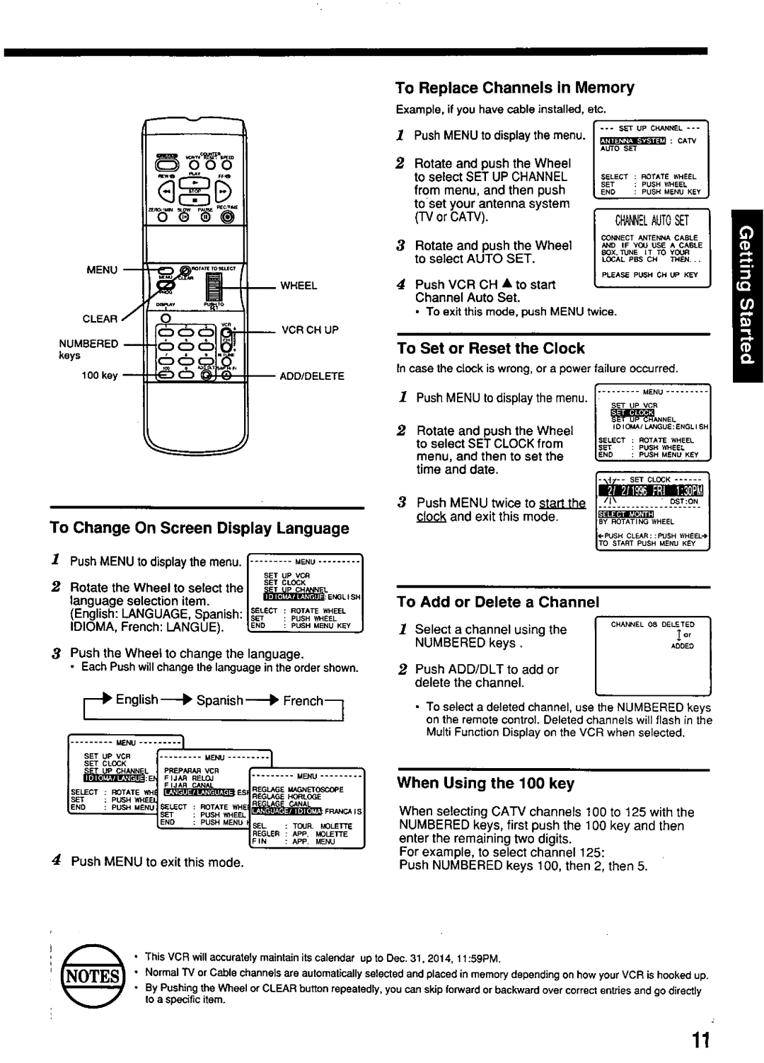 Panasonic PV-4651 manual 