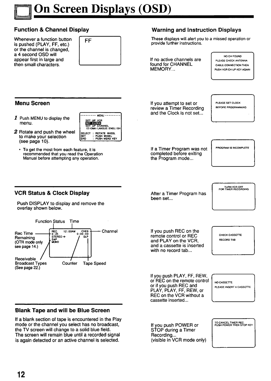 Panasonic PV-4651 manual 