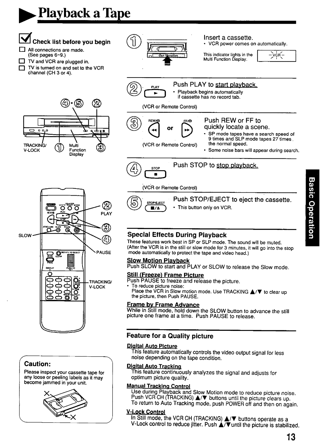 Panasonic PV-4651 manual 