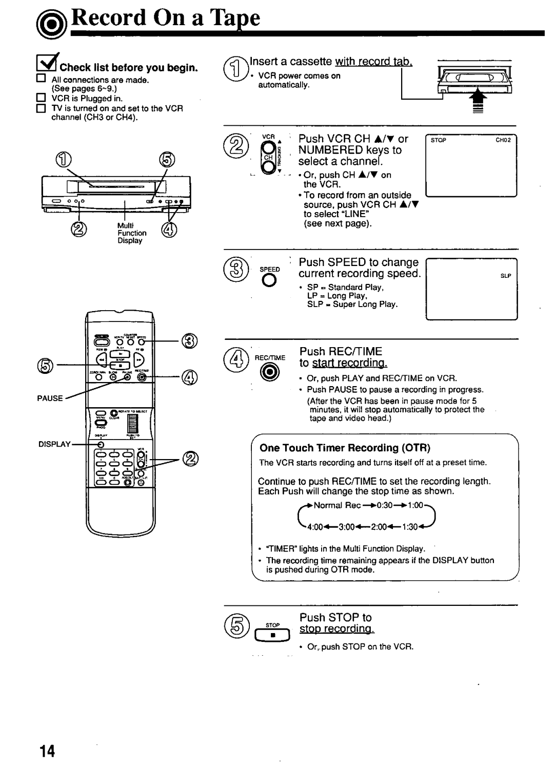 Panasonic PV-4651 manual 