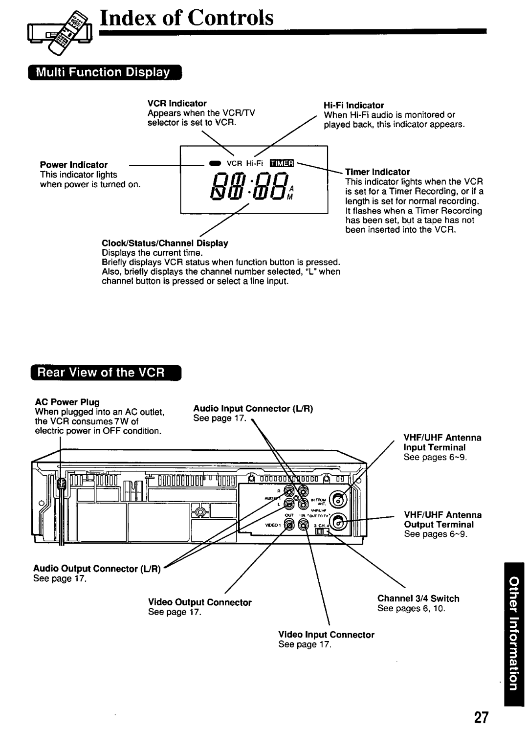 Panasonic PV-4651 manual 