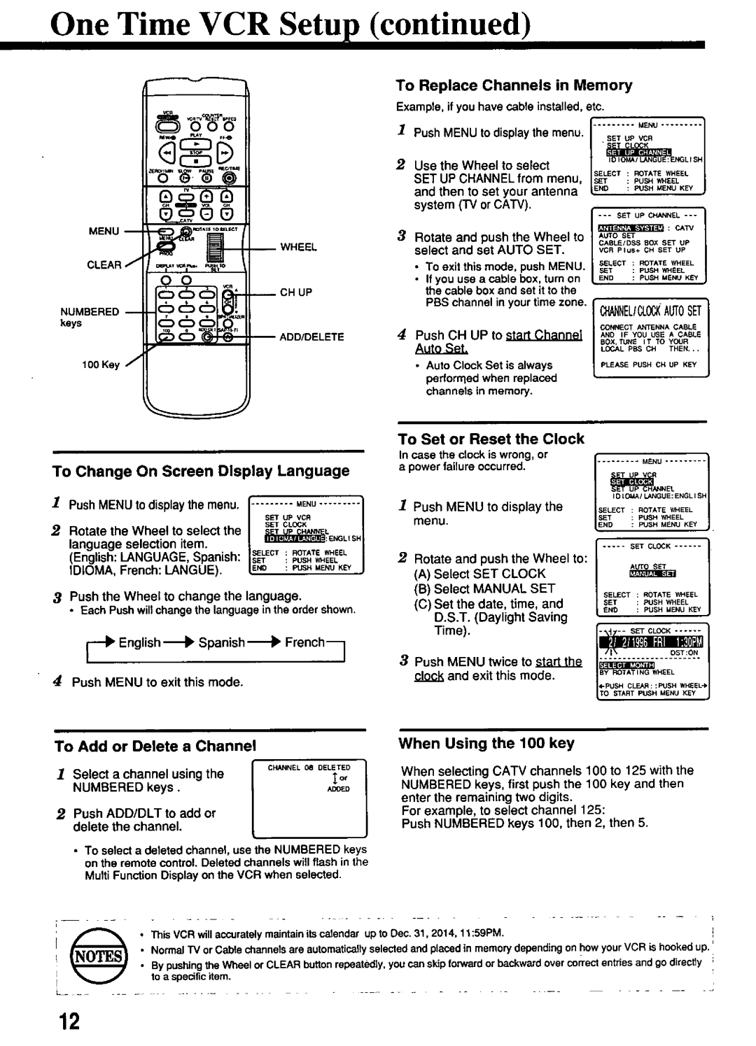 Panasonic PV-4661 manual 