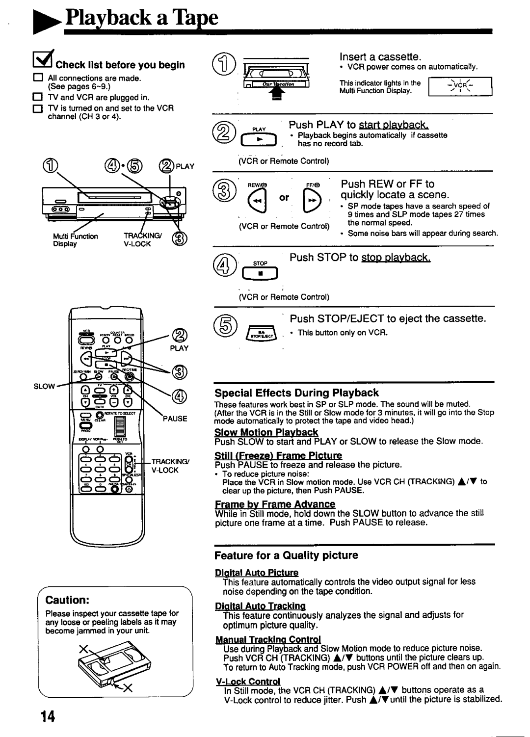 Panasonic PV-4661 manual 