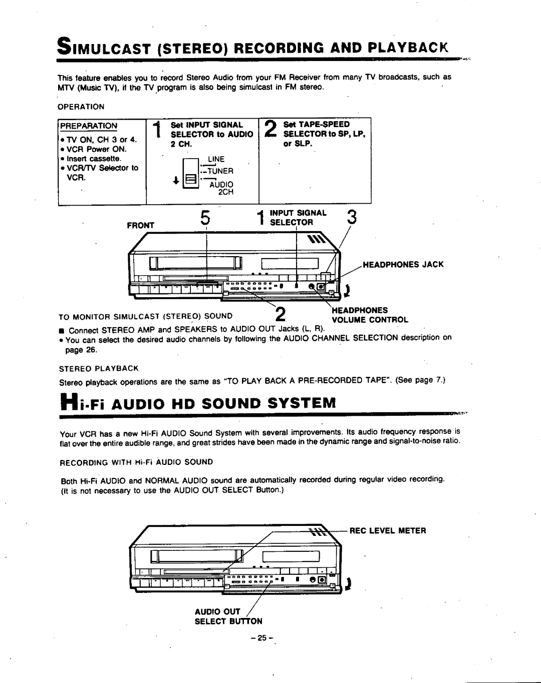 Panasonic PV-4760 manual 