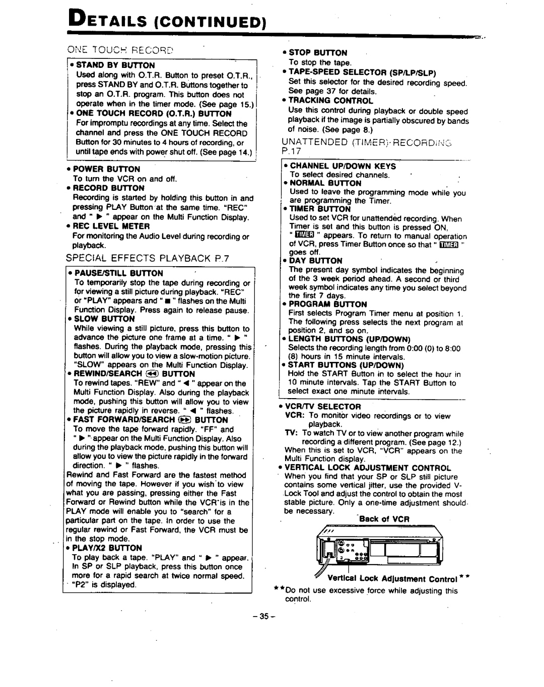 Panasonic PV-4760 manual 