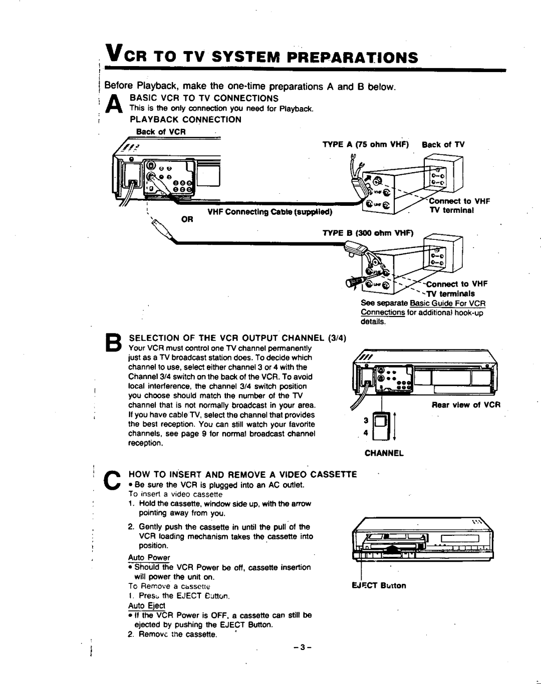 Panasonic PV-4760 manual 