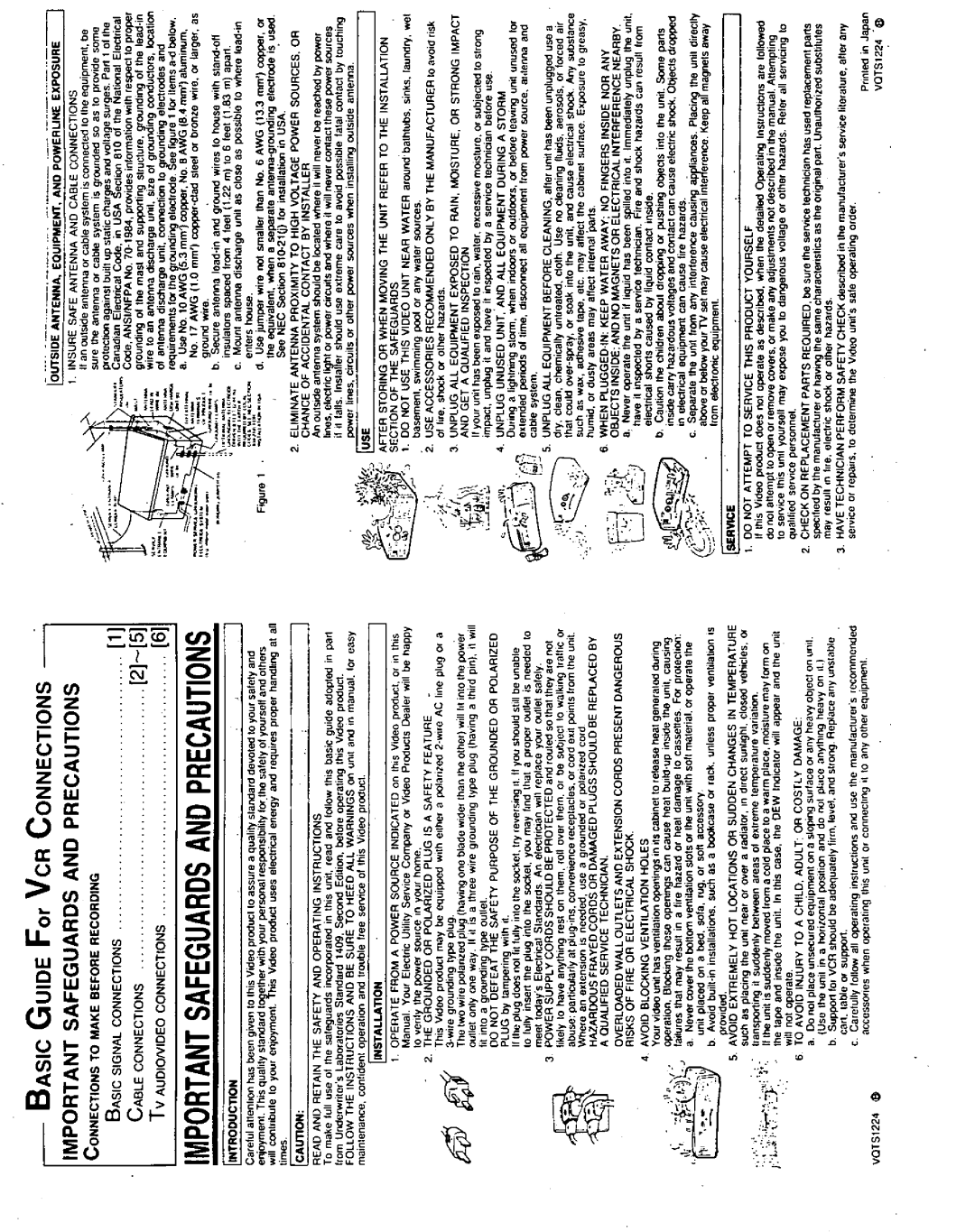 Panasonic PV-4760 manual 