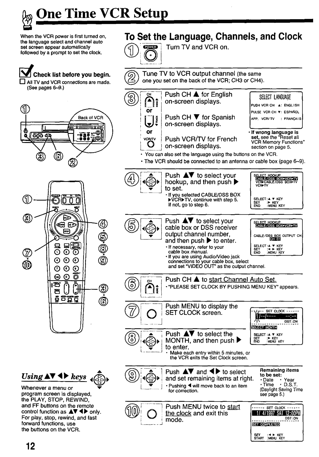 Panasonic PV-7451 manual 