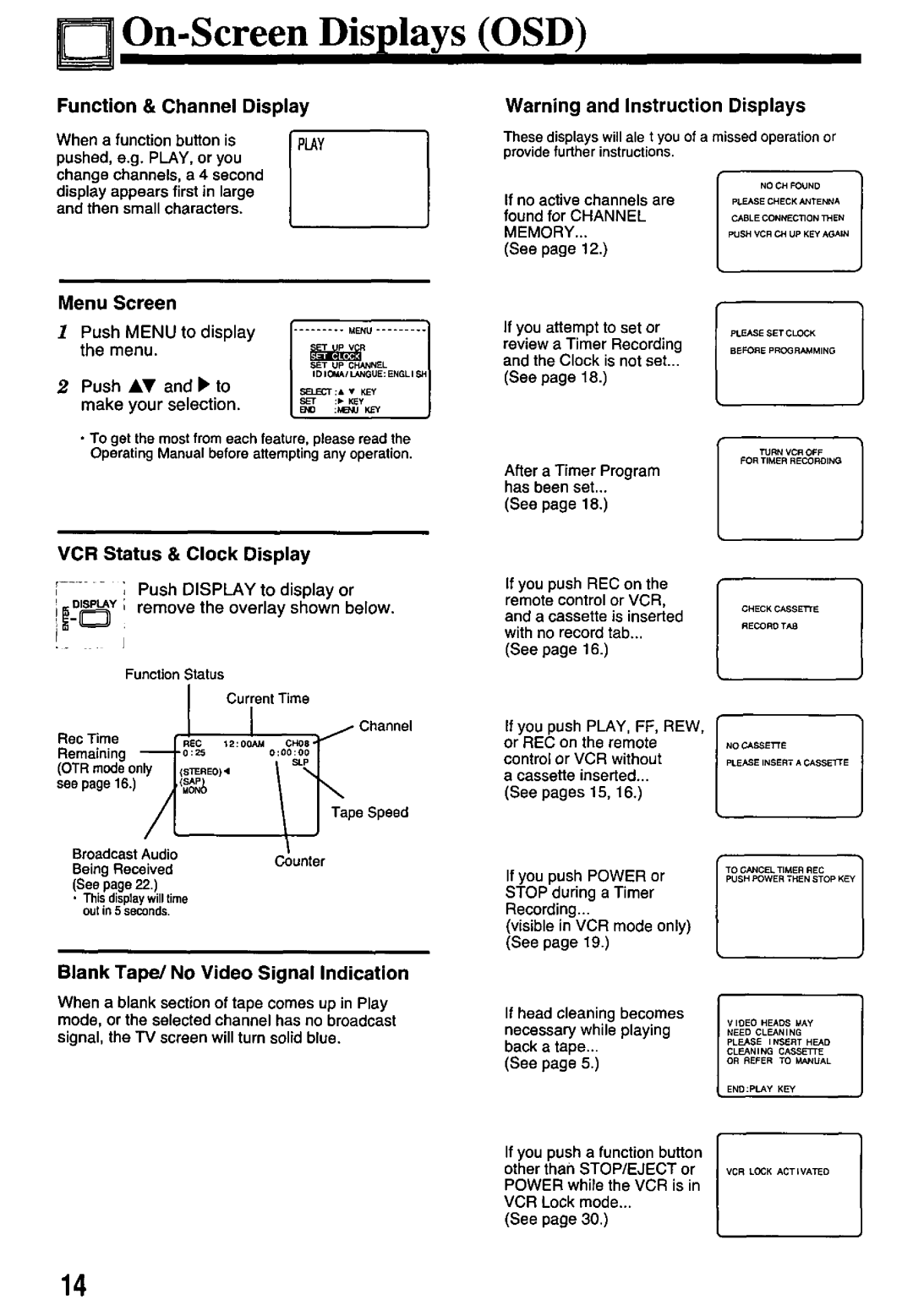 Panasonic PV-7451 manual 