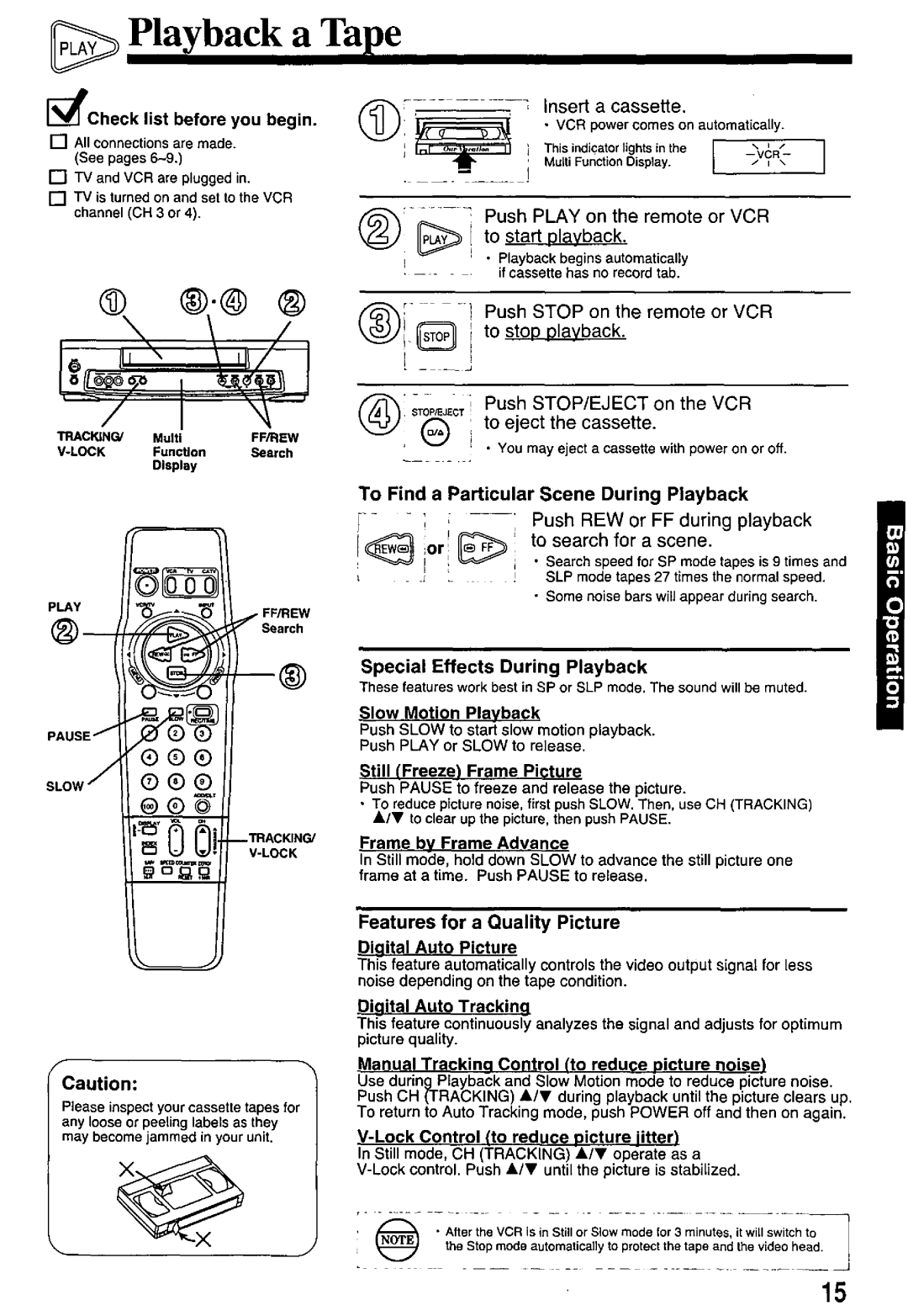 Panasonic PV-7451 manual 