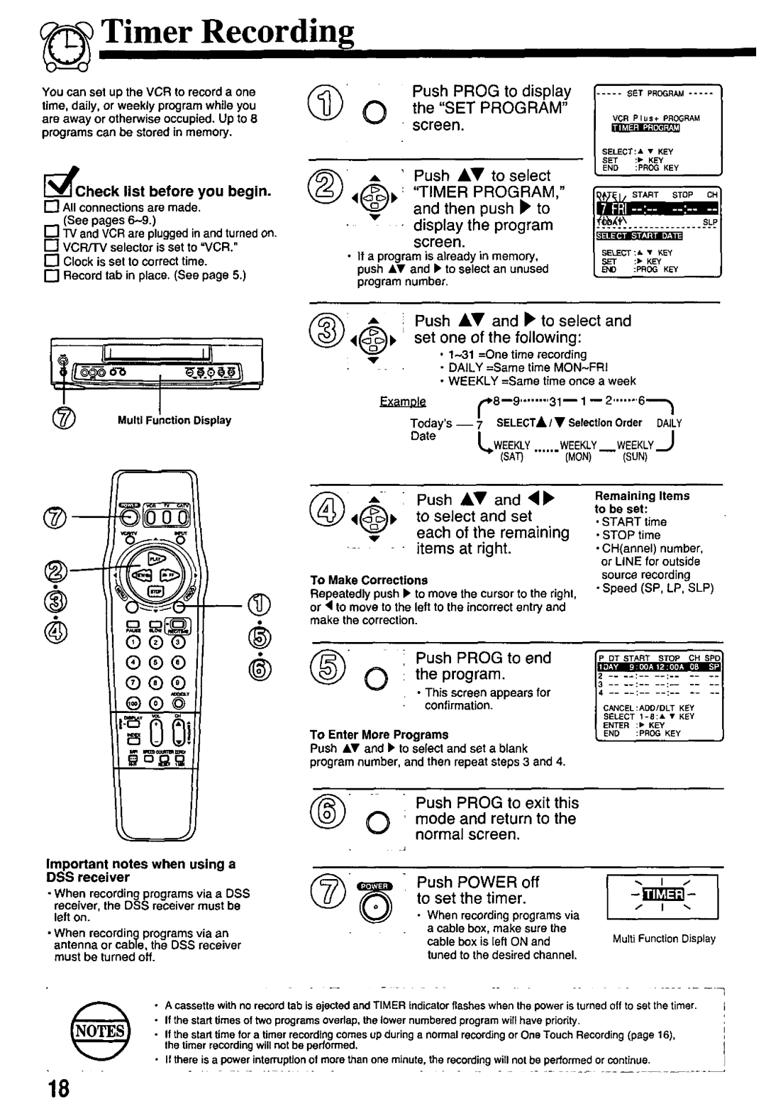 Panasonic PV-7451 manual 