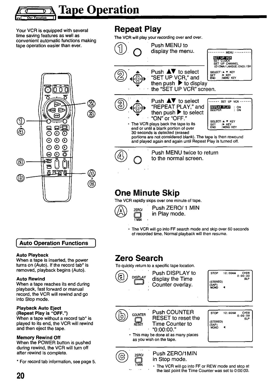 Panasonic PV-7451 manual 