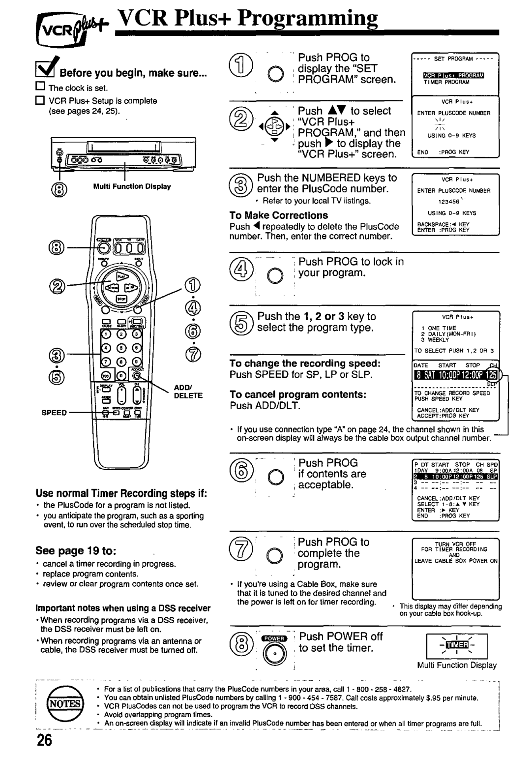 Panasonic PV-7451 manual 