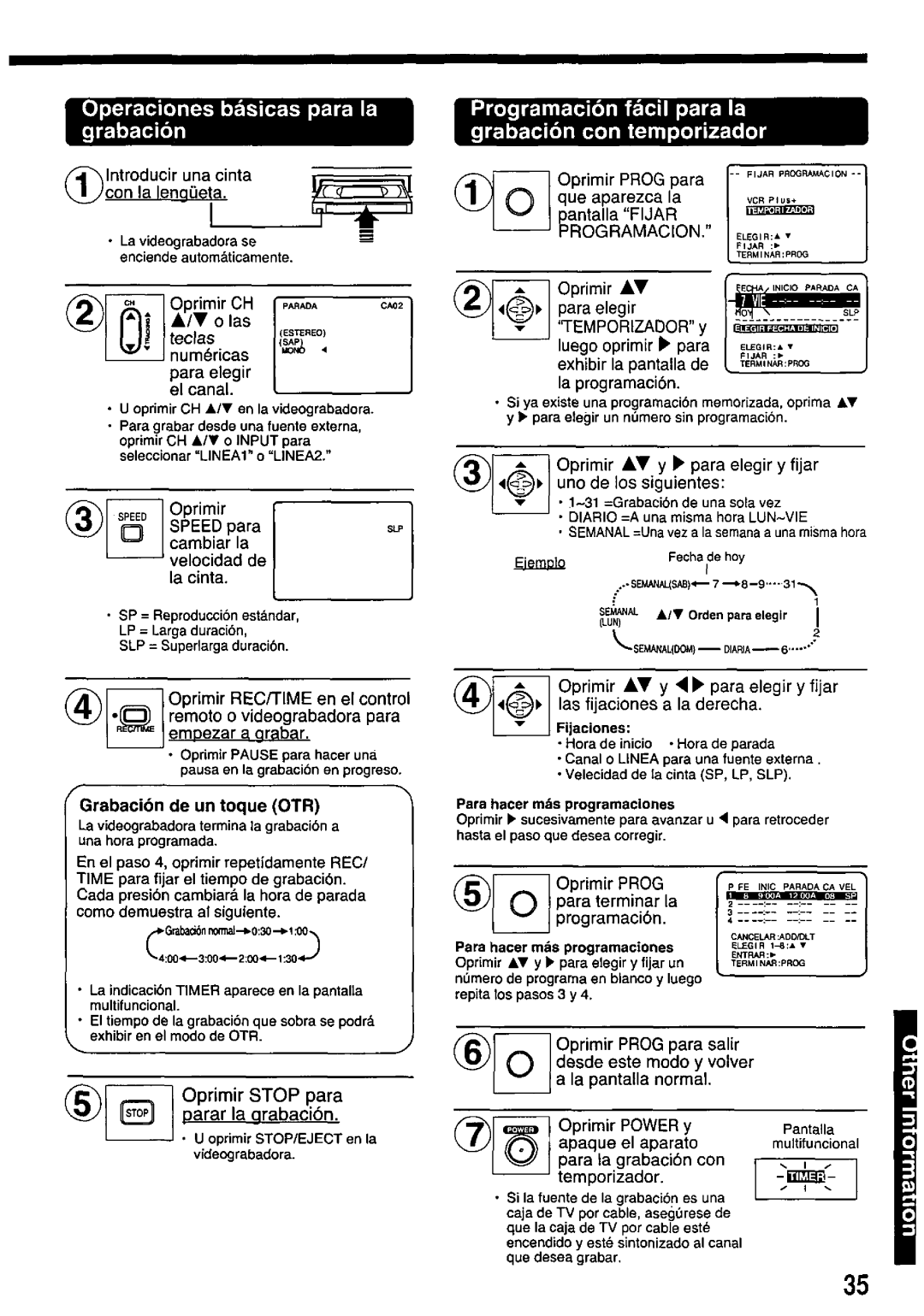 Panasonic PV-7451 manual 