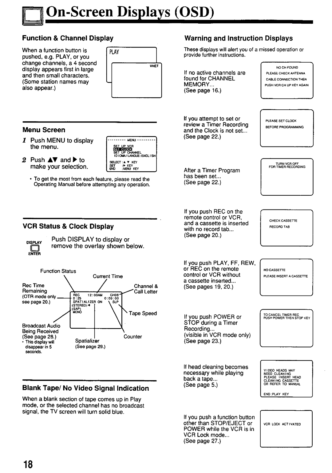 Panasonic PV-7662 manual 