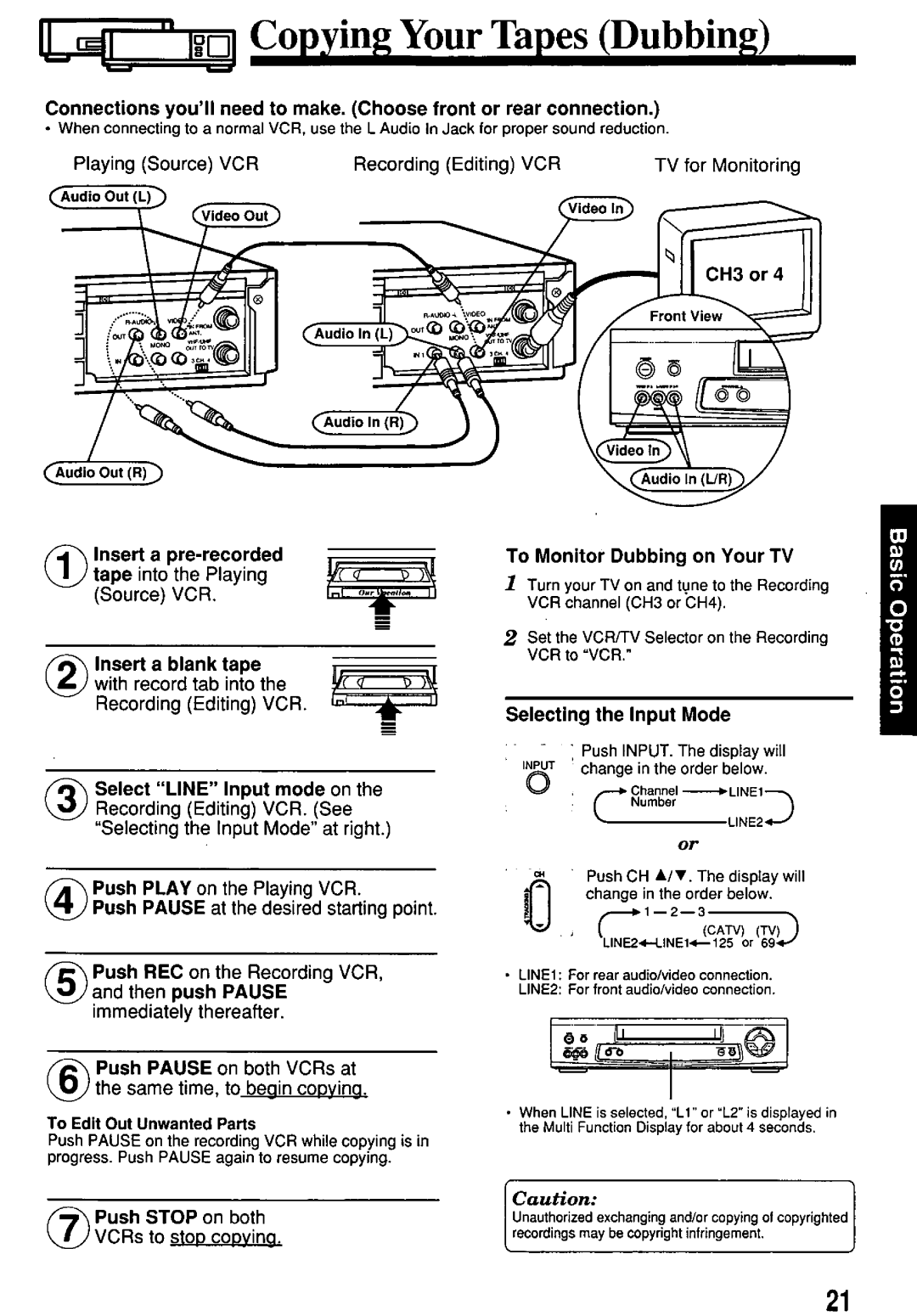 Panasonic PV-7662 manual 