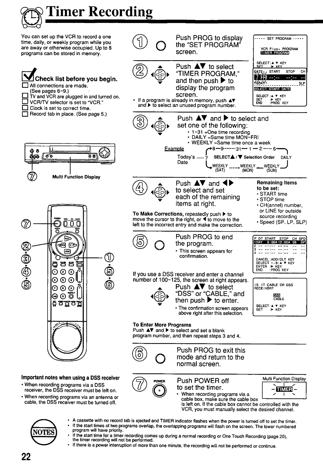 Panasonic PV-7662 manual 