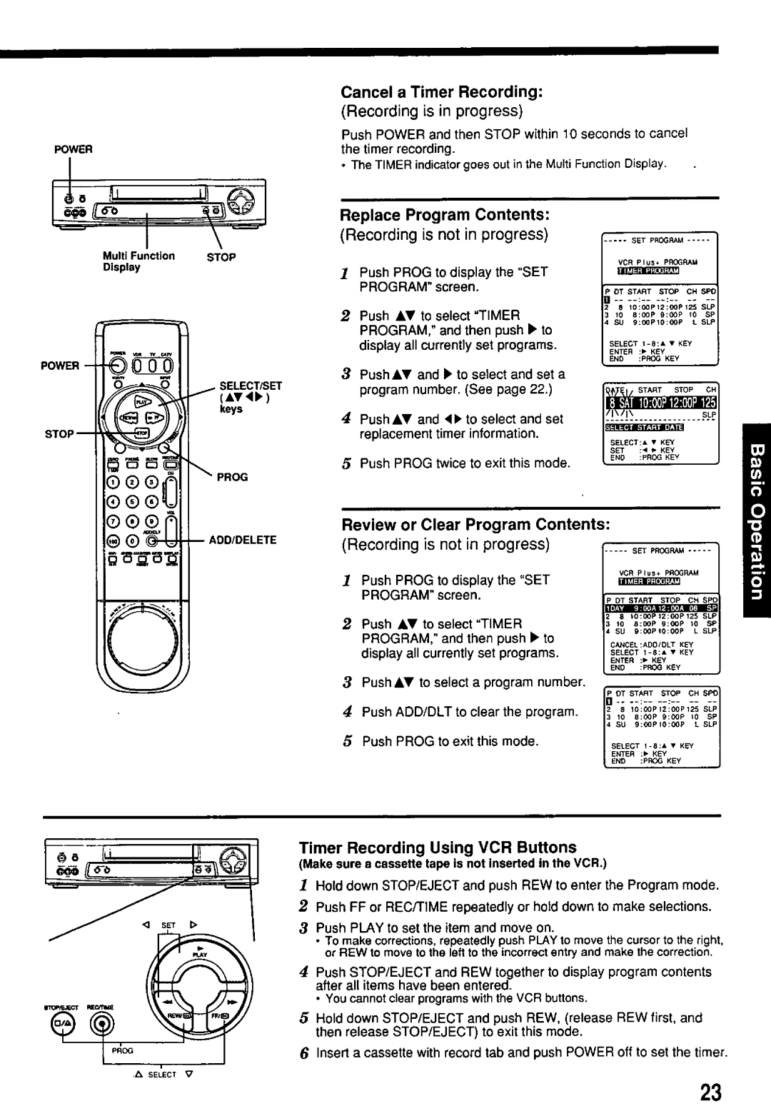 Panasonic PV-7662 manual 