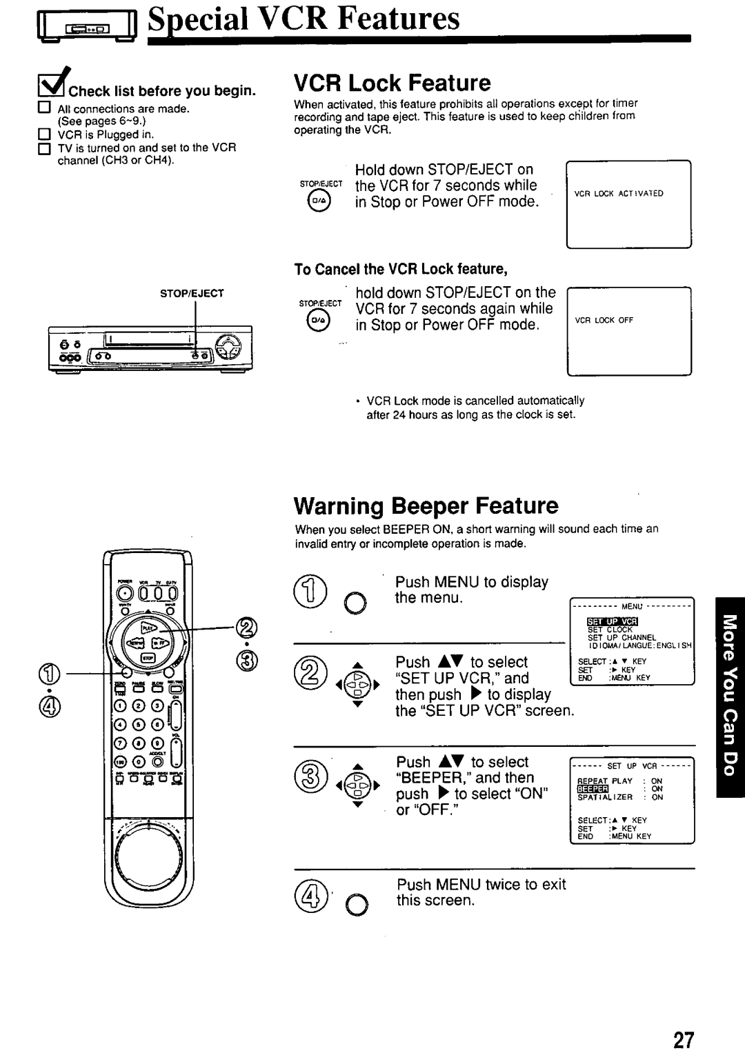 Panasonic PV-7662 manual 