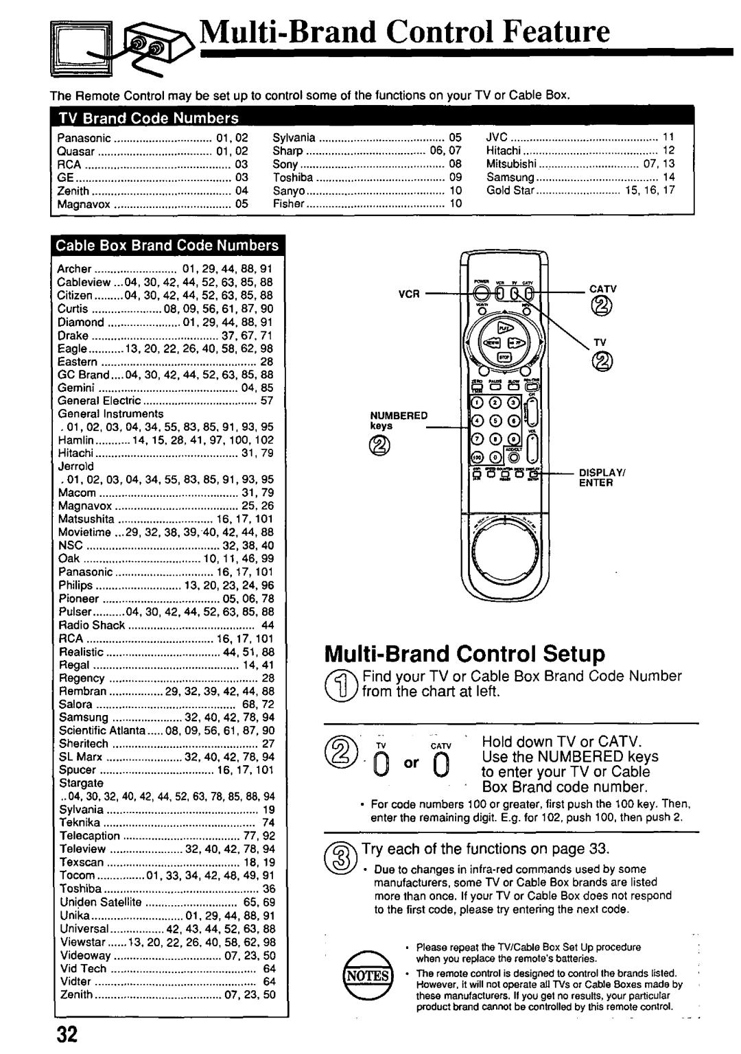 Panasonic PV-7662 manual 