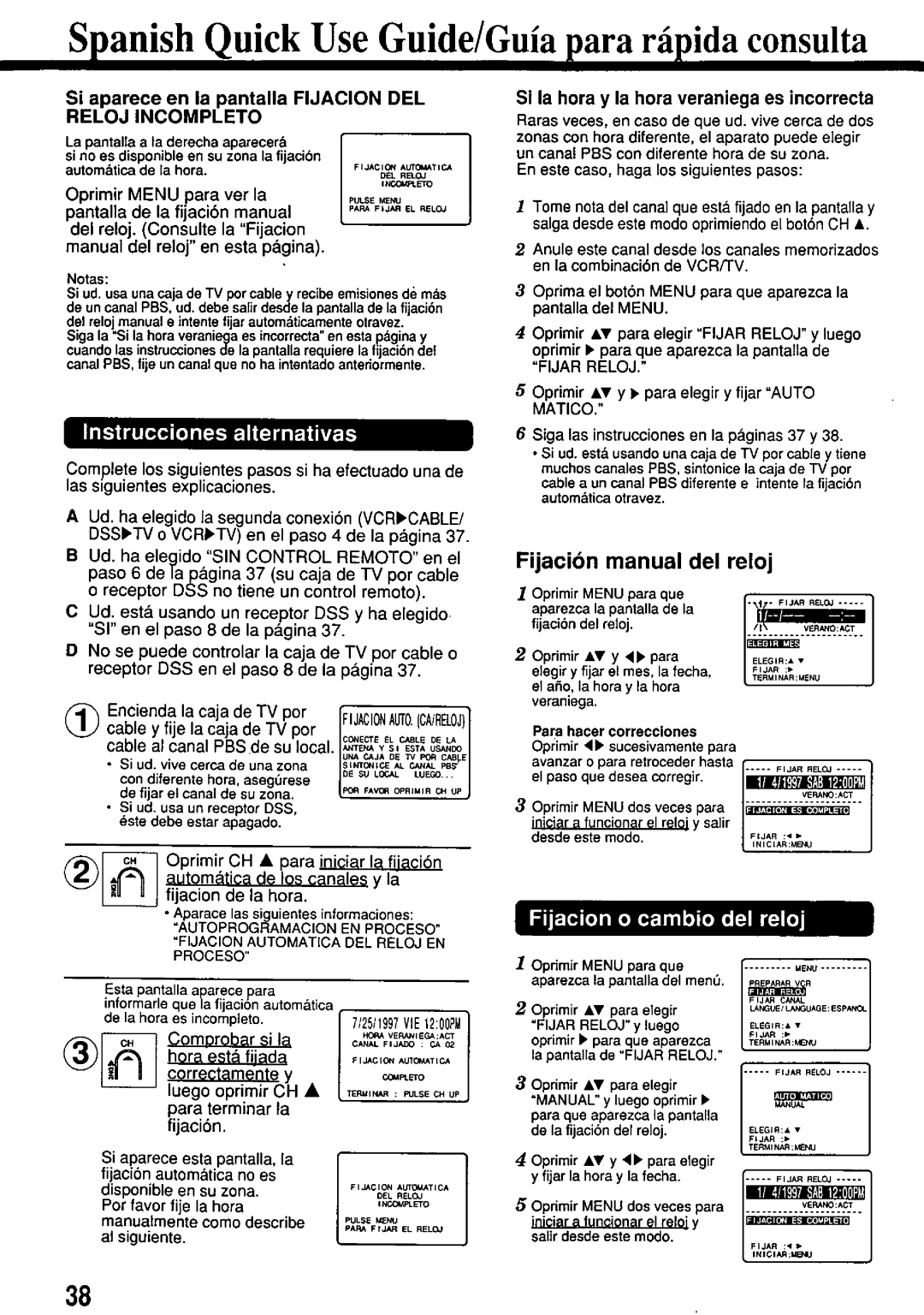 Panasonic PV-7662 manual 