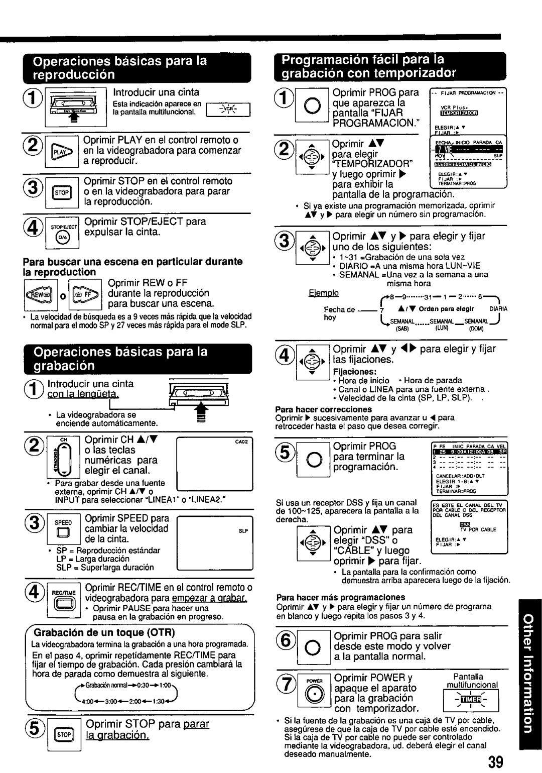 Panasonic PV-7662 manual 