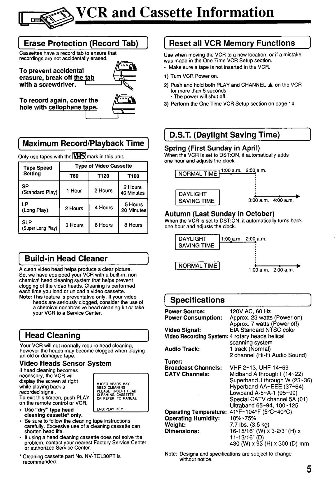 Panasonic PV-7662 manual 