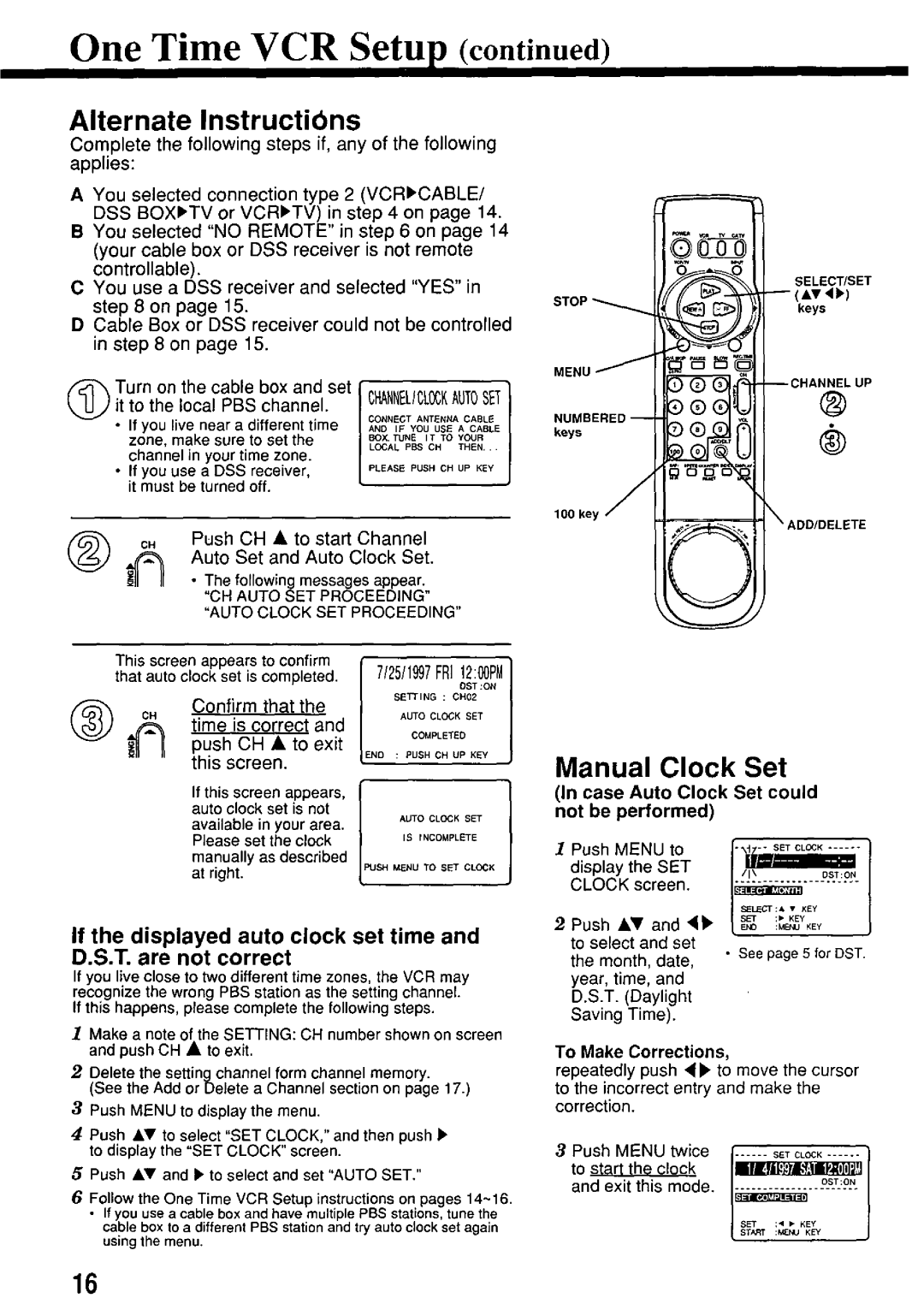 Panasonic PV-7664 manual 