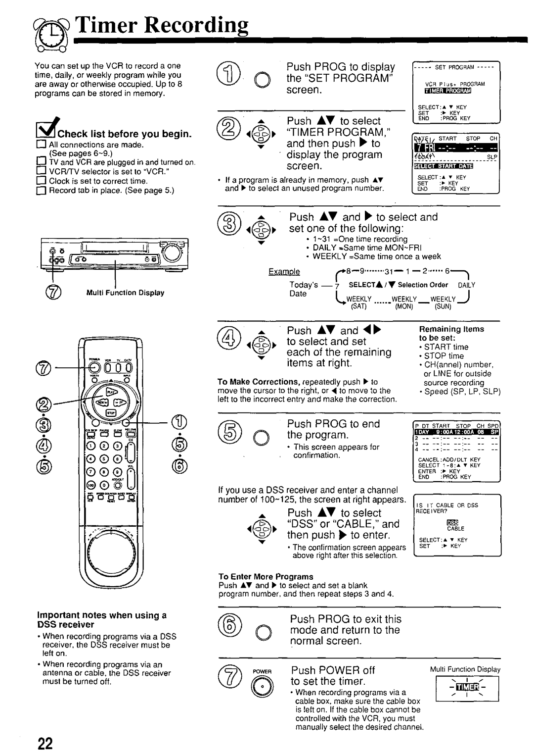 Panasonic PV-7664 manual 