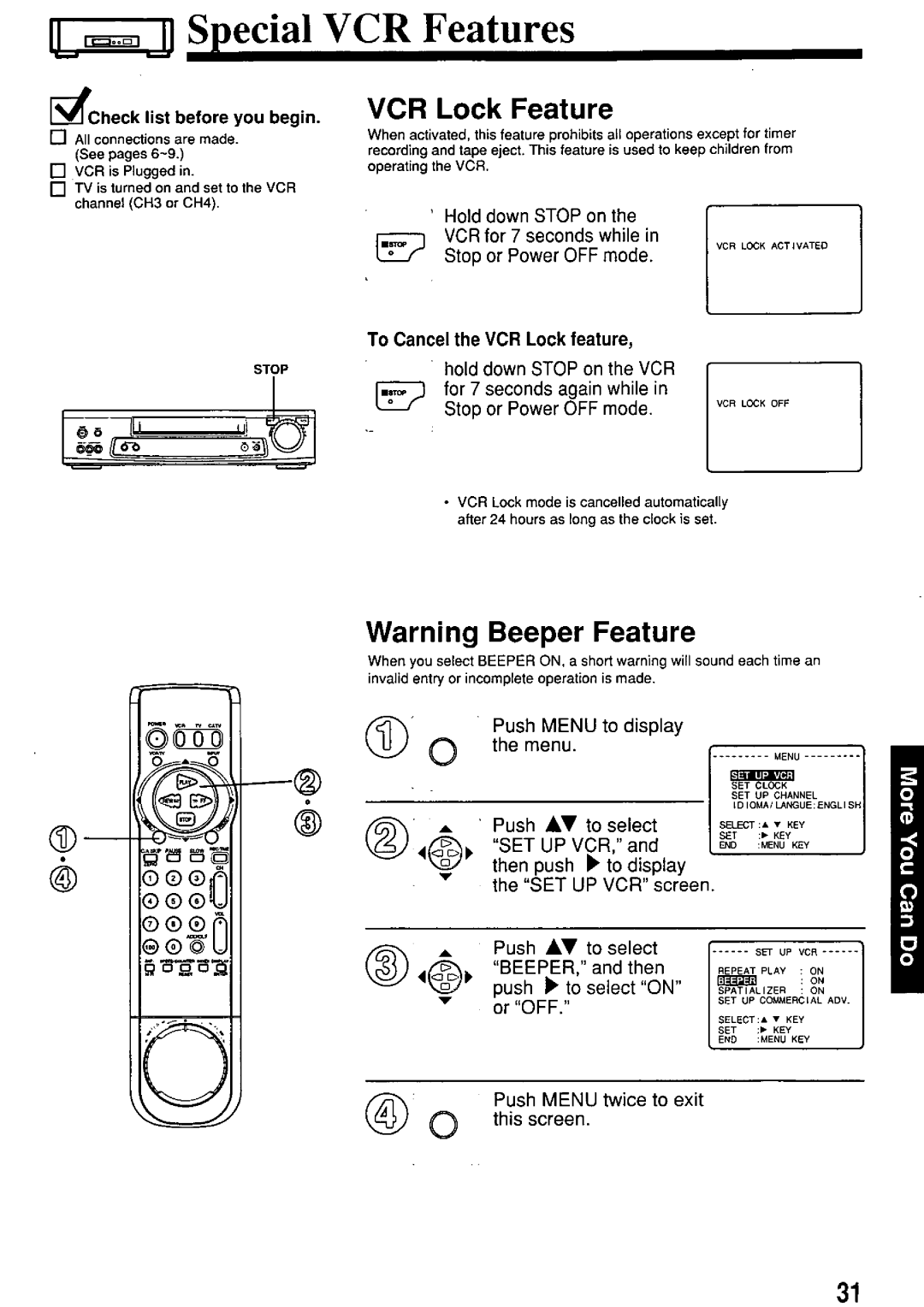 Panasonic PV-7664 manual 