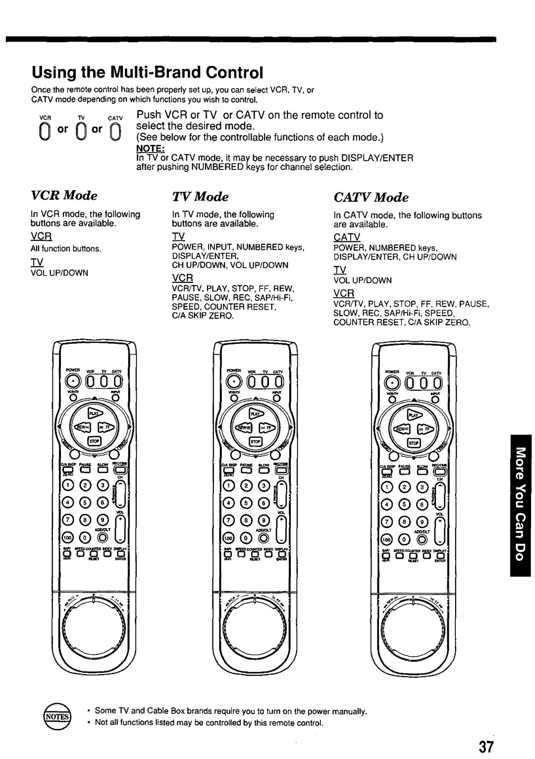 Panasonic PV-7664 manual 