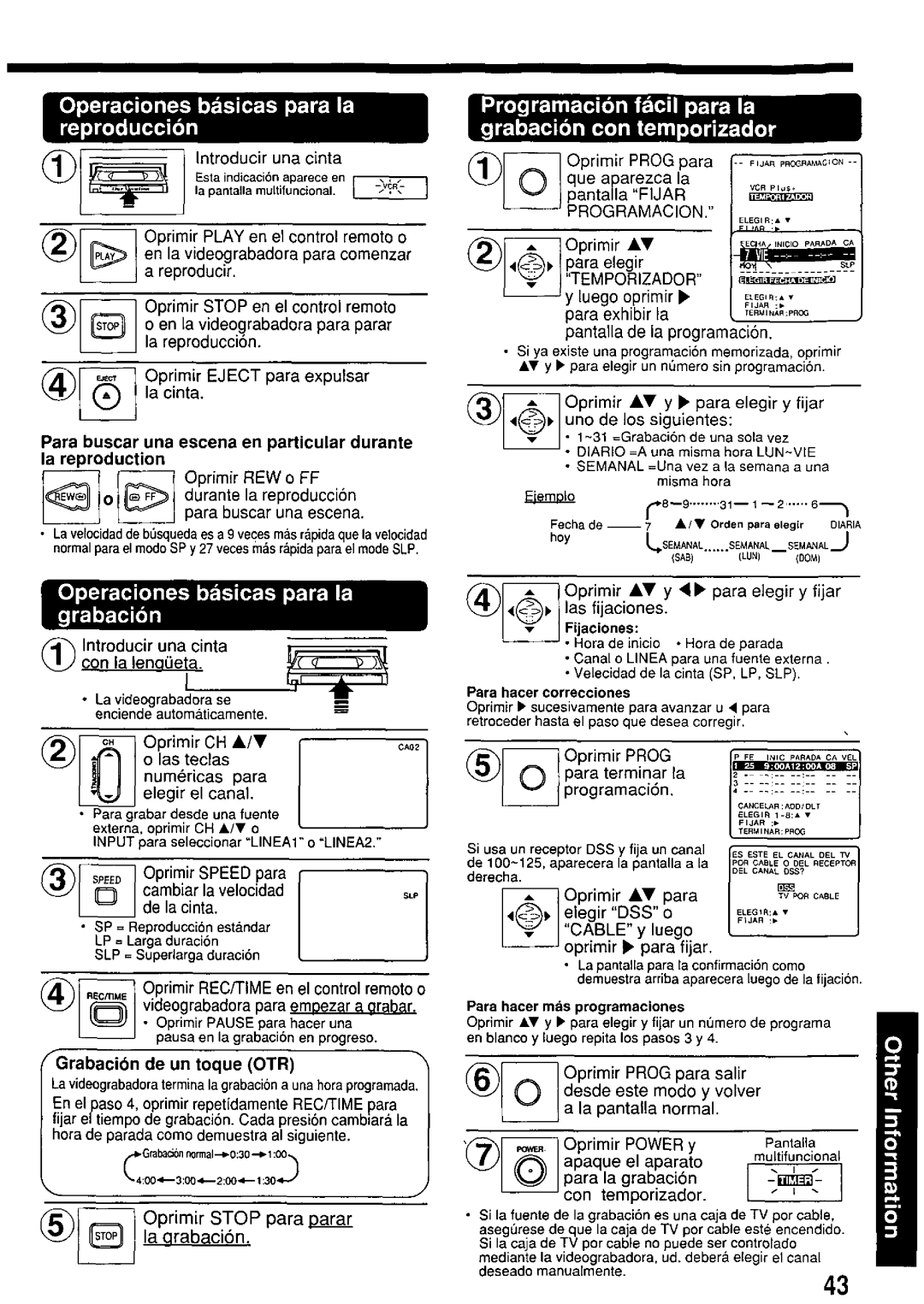 Panasonic PV-7664 manual 