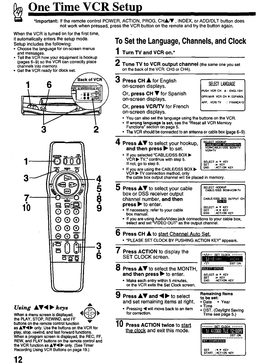 Panasonic PV-8402 manual 