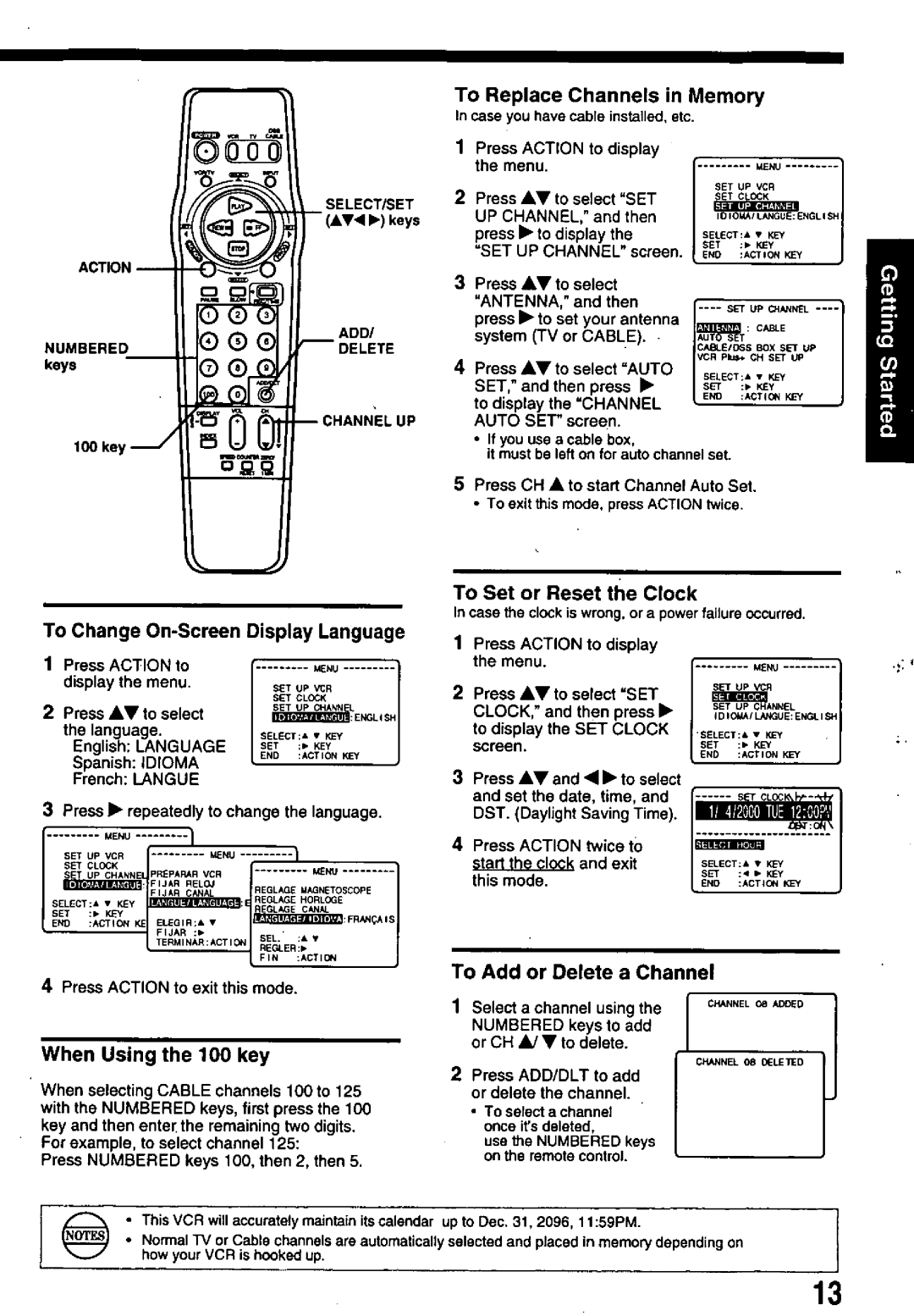 Panasonic PV-8402 manual 