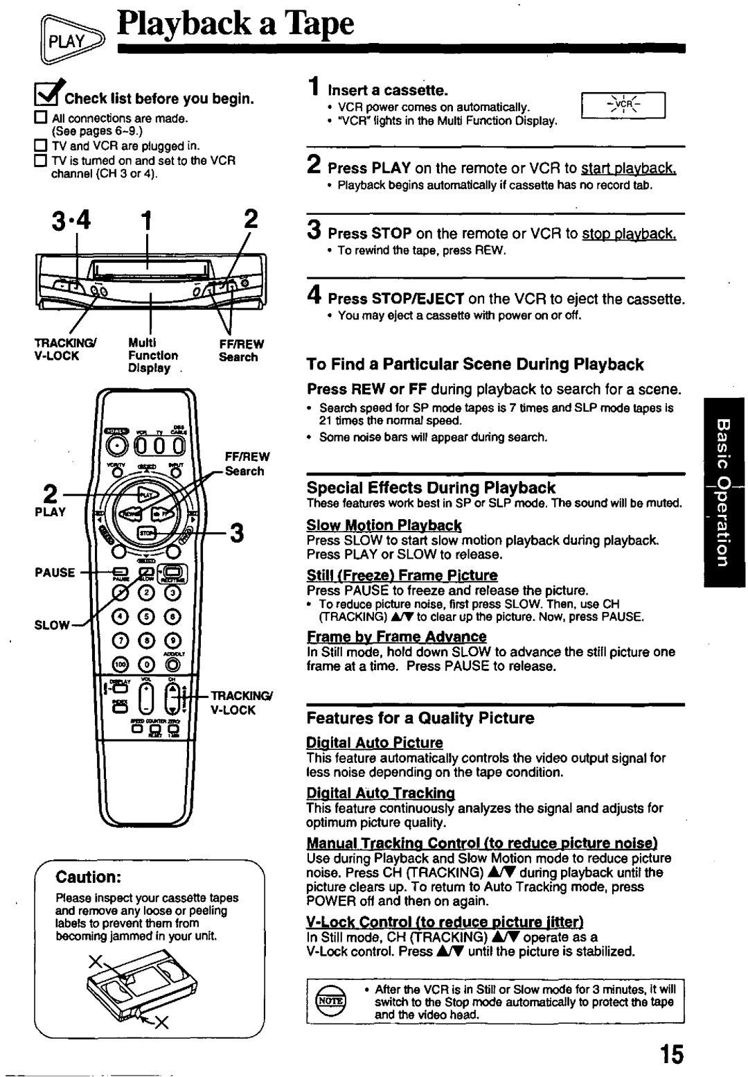 Panasonic PV-8402 manual 