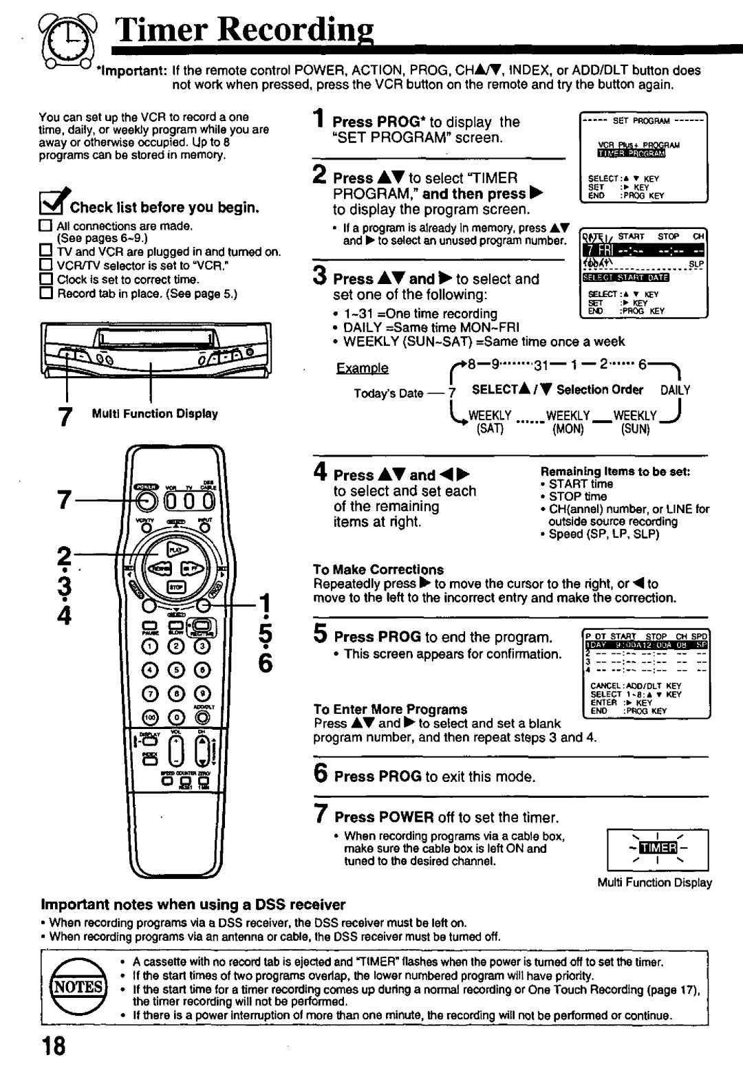 Panasonic PV-8402 manual 