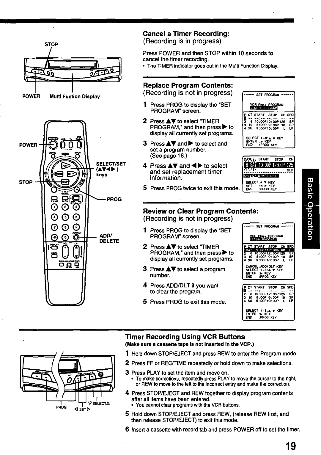 Panasonic PV-8402 manual 