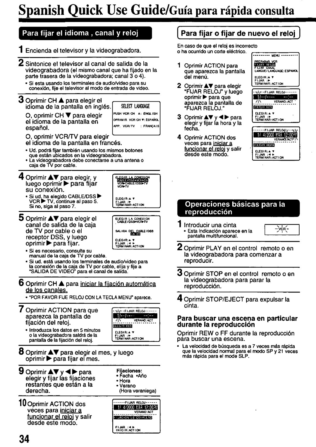 Panasonic PV-8402 manual 