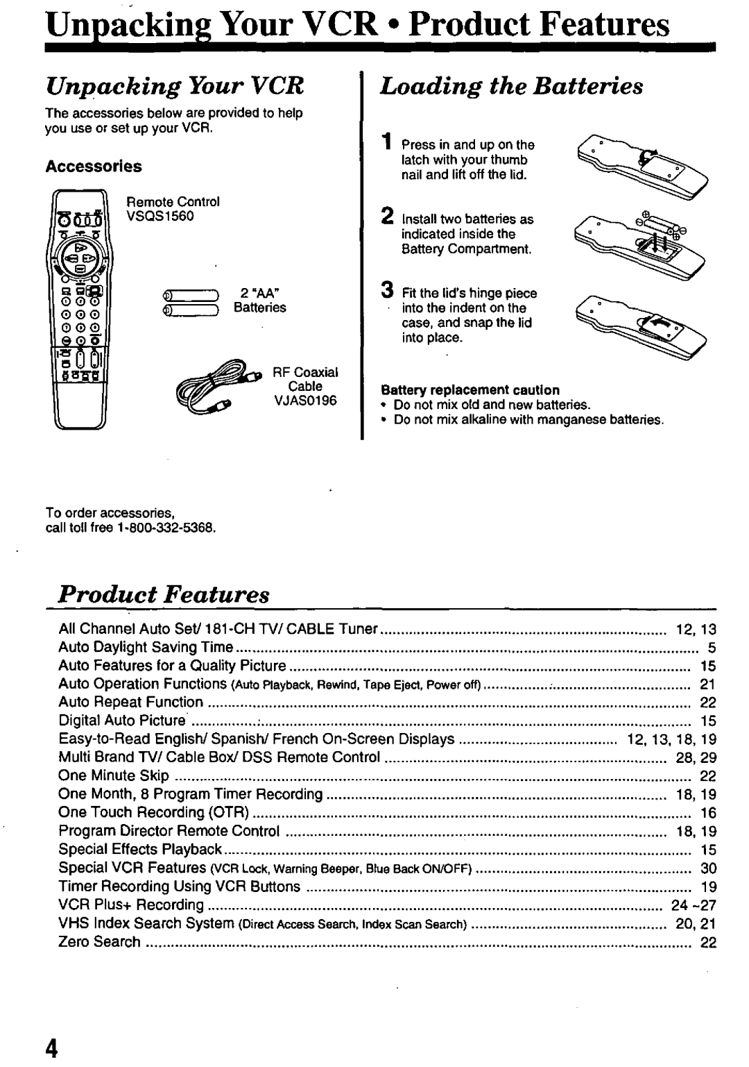 Panasonic PV-8402 manual 