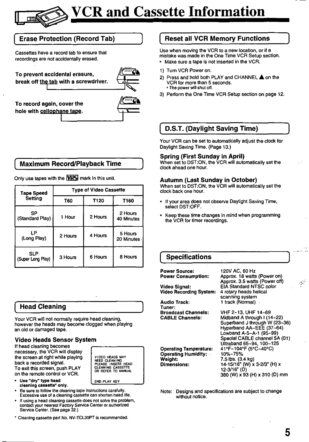 Panasonic PV-8402 manual 