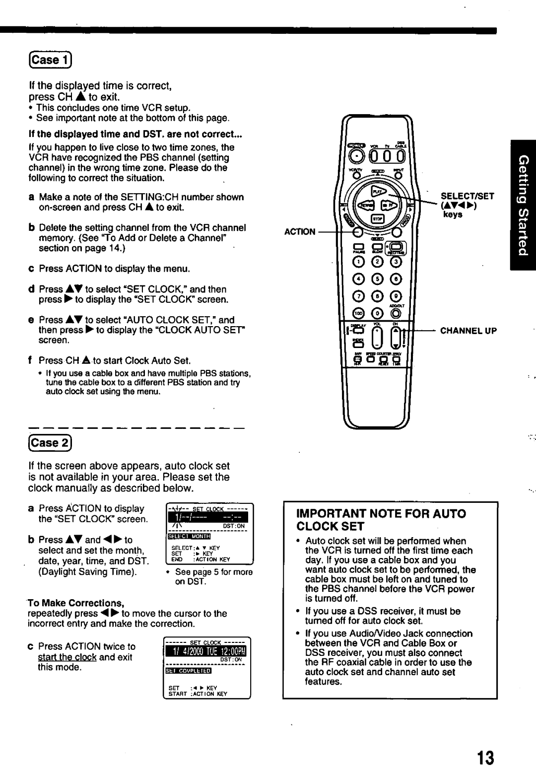 Panasonic PV-8450 manual 