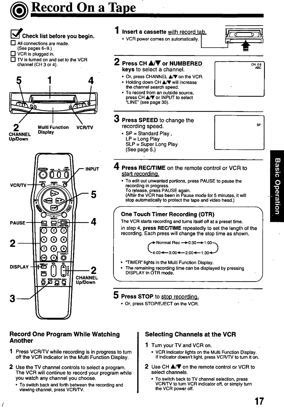 Panasonic PV-8450 manual 