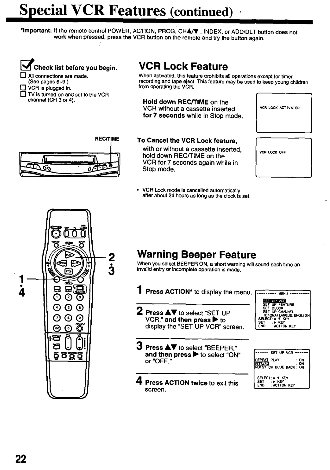 Panasonic PV-8450 manual 