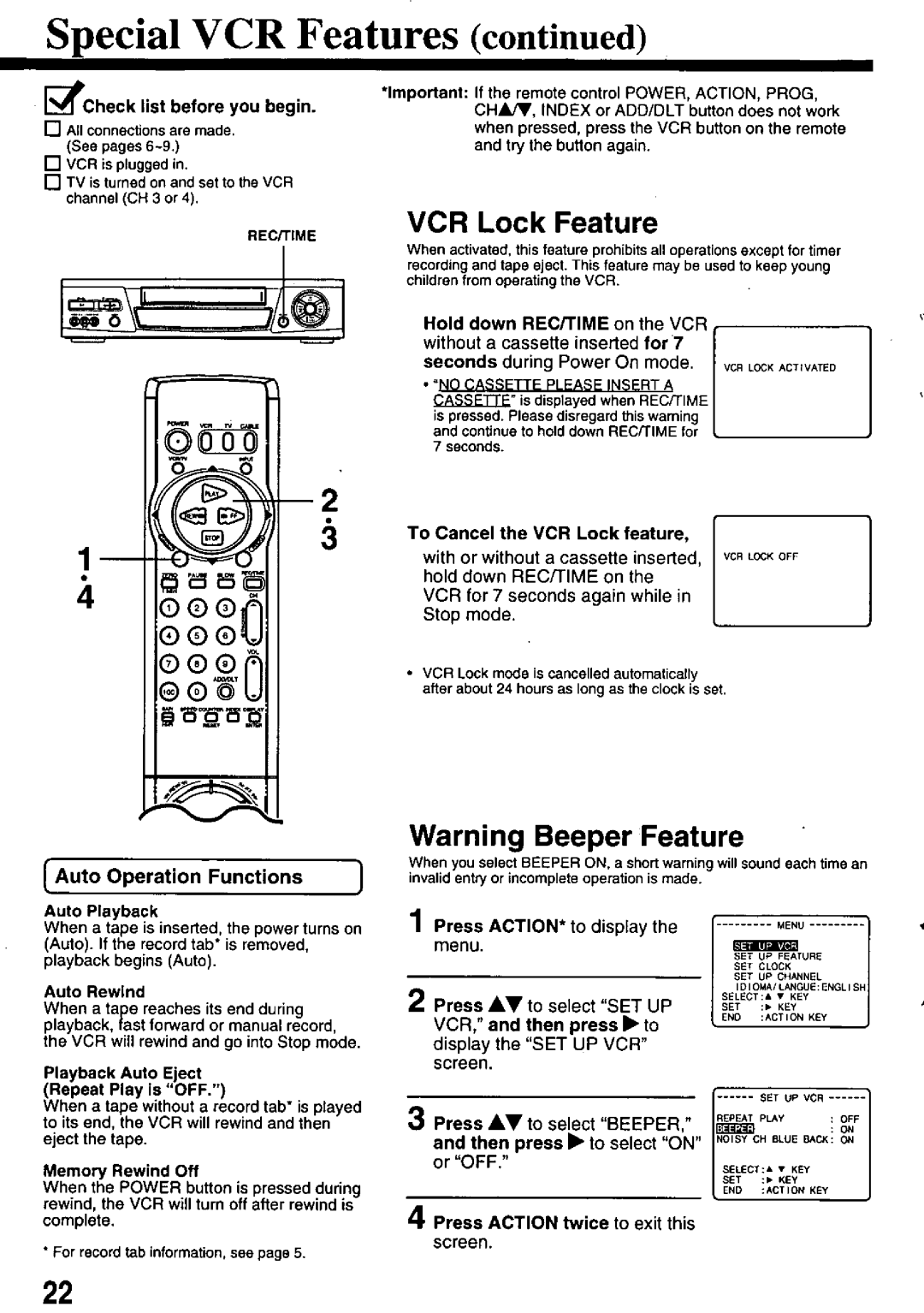 Panasonic PV-8660 manual 