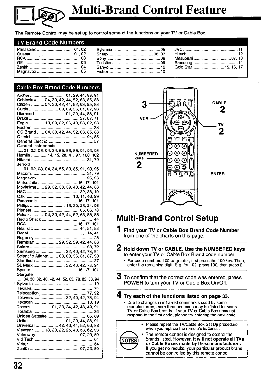 Panasonic PV-8660 manual 