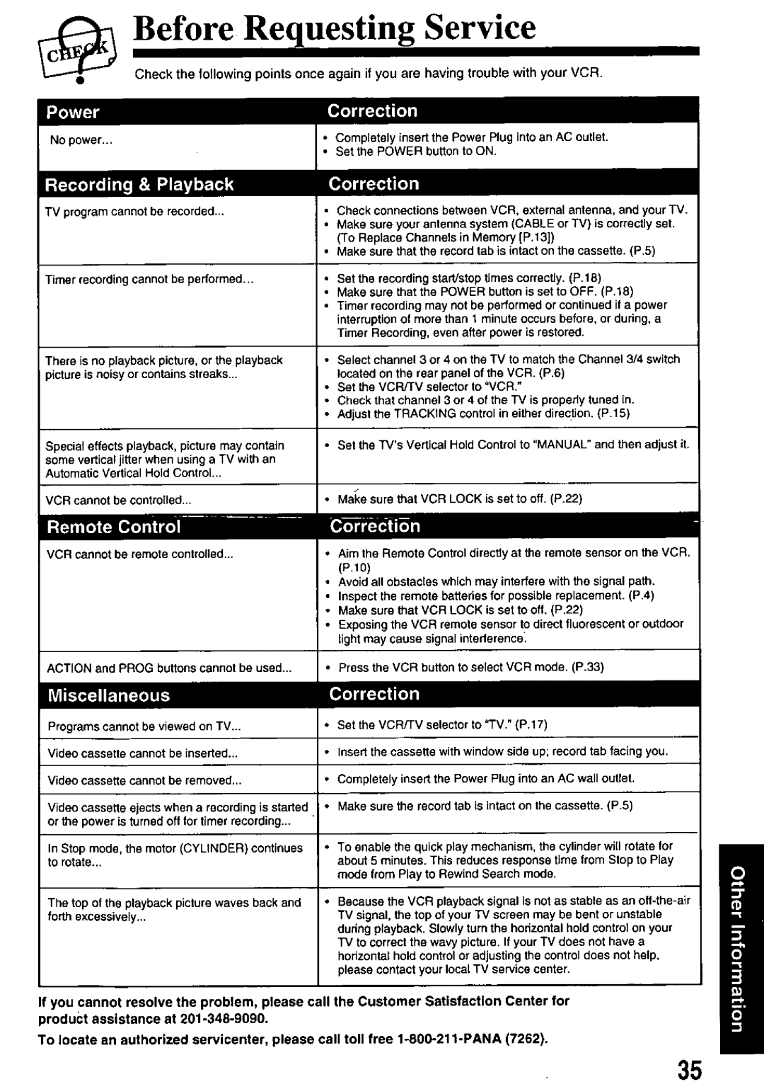 Panasonic PV-8660 manual 