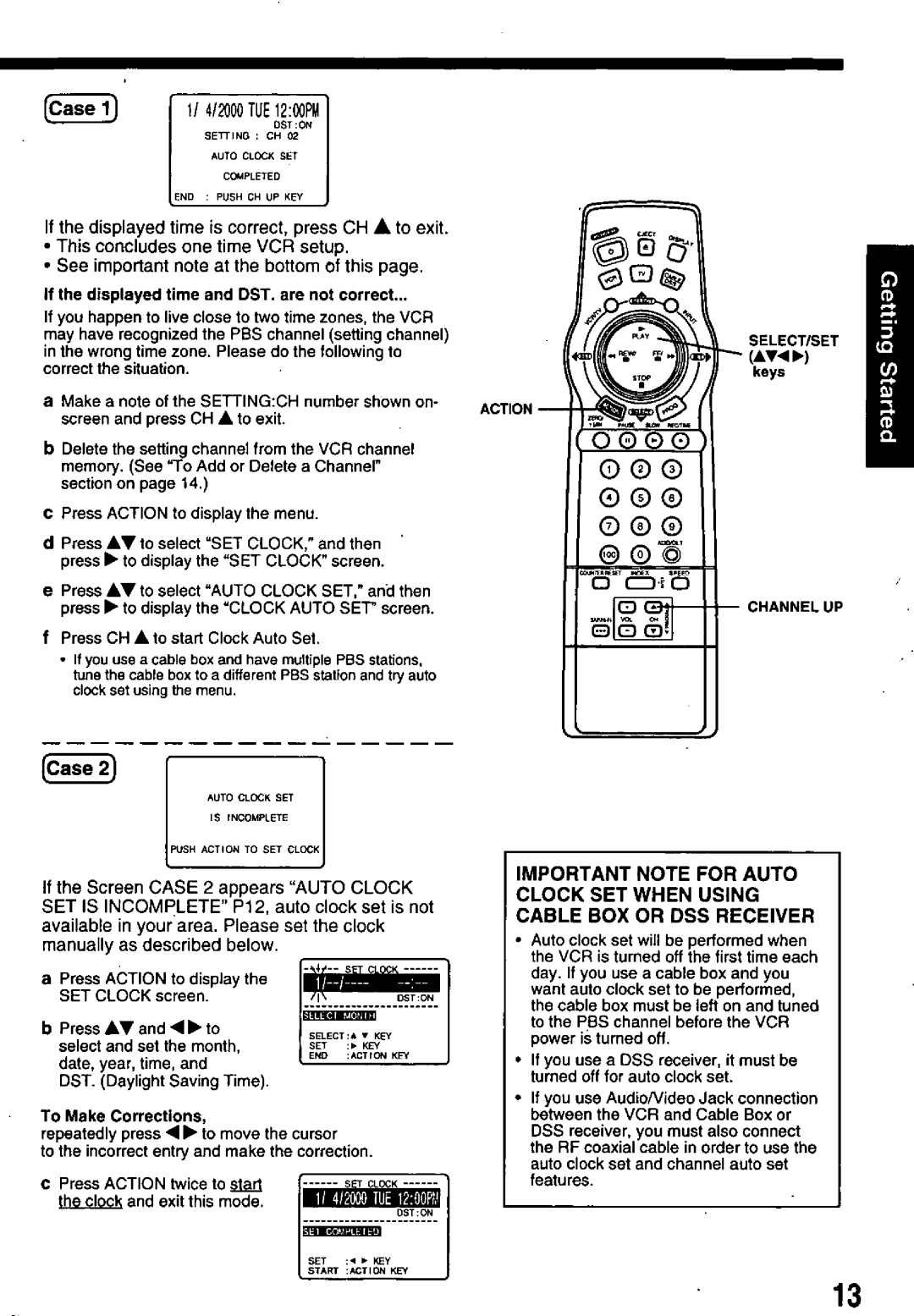 Panasonic PV-8661 manual 